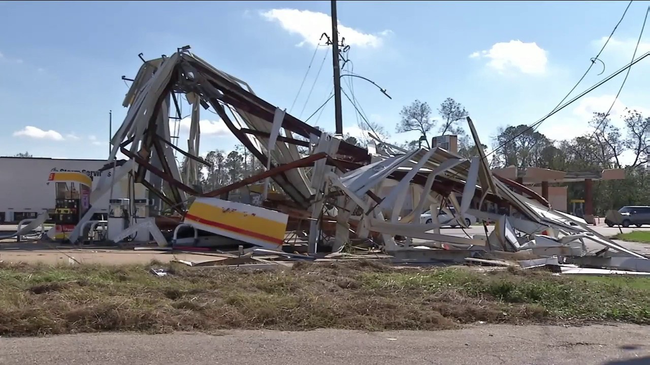 Girl, 11, killed by Michael debris in